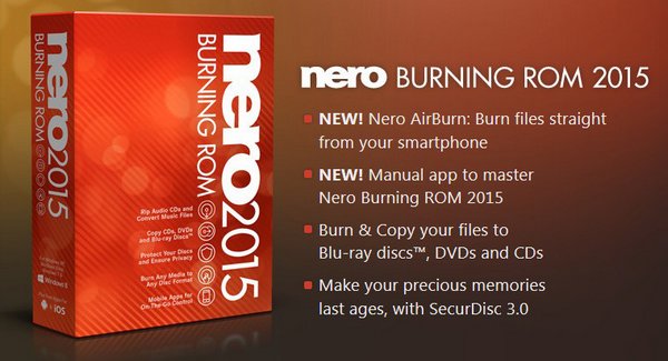 Nero Burning ROM 2015 16.0.01300 + Portable