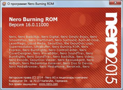 Nero Burning ROM & Nero Express 2015 16.0.11000