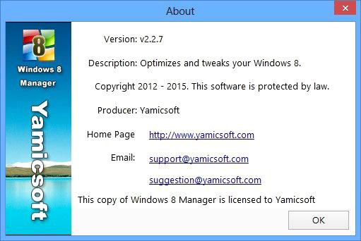 Windows 8 Manager 2.2.7