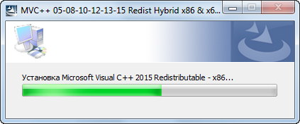 Microsoft Visual C++ 2005-2008-2010-2012-2013-2015 Redistributable Package