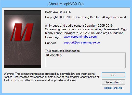 Screaming Bee MorphVOX Pro 4.4.36 Full Pack