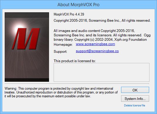 Screaming Bee MorphVOX Pro 4.4.39 Full Pack