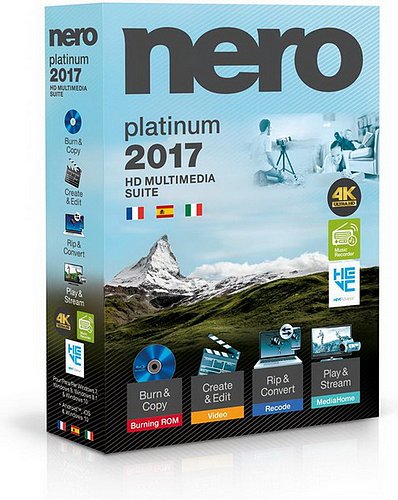 Nero 2017 Platinum 18.0.08500 + Content Pack