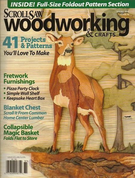 ScrollSaw Woodworking & Crafts №70 (Spring 2018)