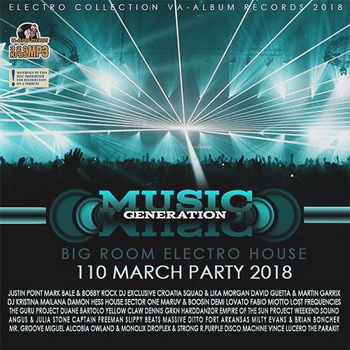 Music Generation: Big Room Electro House (2018)