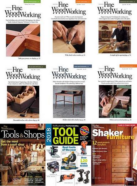 Fine Woodworking №266-272 (January-December 2018) + Specials. Архив 2018