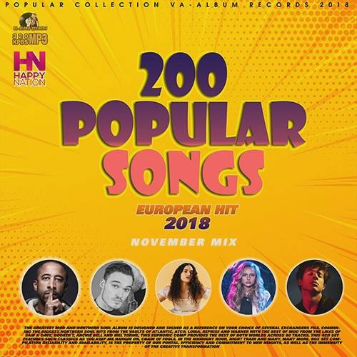 200 Popular November Songs  (2018)