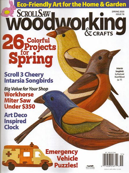 ScrollSaw Woodworking & Crafts №78 (Spring 2020)