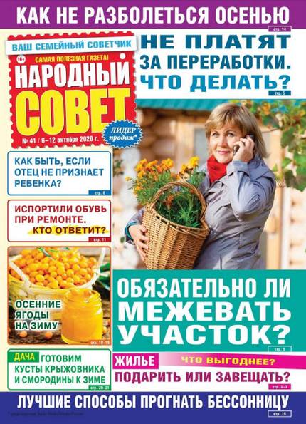 Народный совет №41 (октябрь 2020)