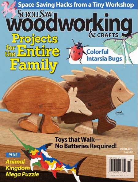 ScrollSaw Woodworking & Crafts №82 (Spring 2021)