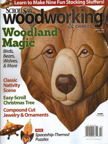 ScrollSaw Woodworking & Crafts №81 (Winter 2020)