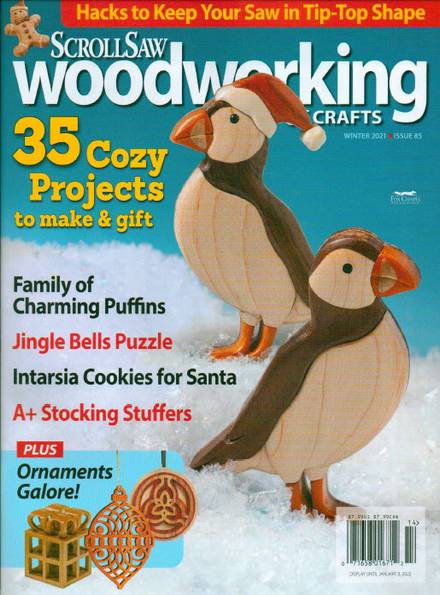 ScrollSaw Woodworking & Crafts №85 (Winter 2021)