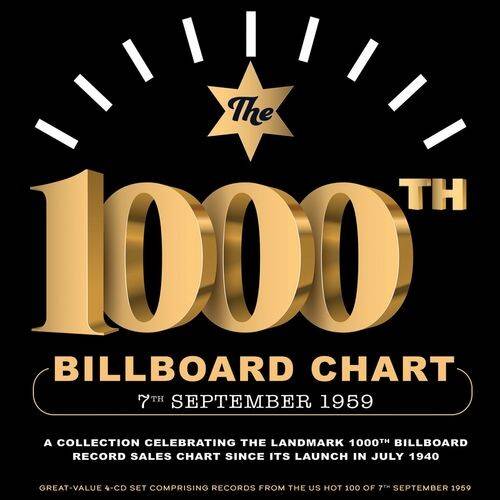 The 1000th Billboard Chart 7th September 1959 (4CD) 2022