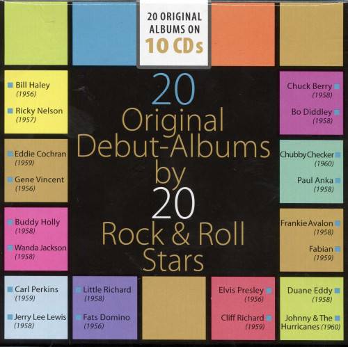 20 Original Debut-Albums By 20 Rock n Roll Stars (10 CD) 2015