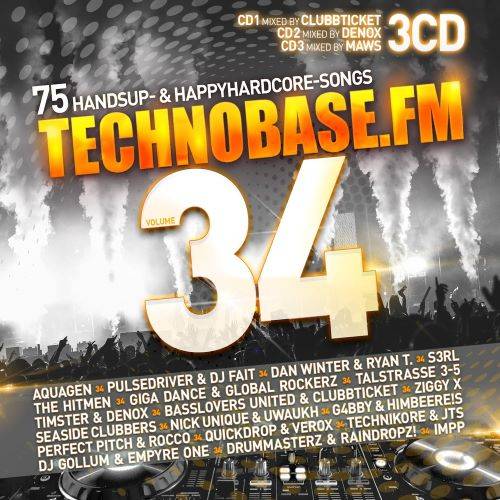 TechnoBase.FM Vol. 34 (3CD Box Set Compilation) (2022)