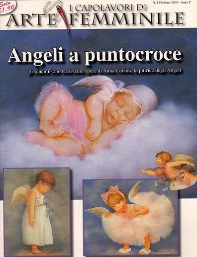 I Capolavori di Arte Femminile - Angeli a puntocroce №1 2005  