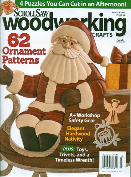 ScrollSaw Woodworking & Crafts №89 (Winter 2022)