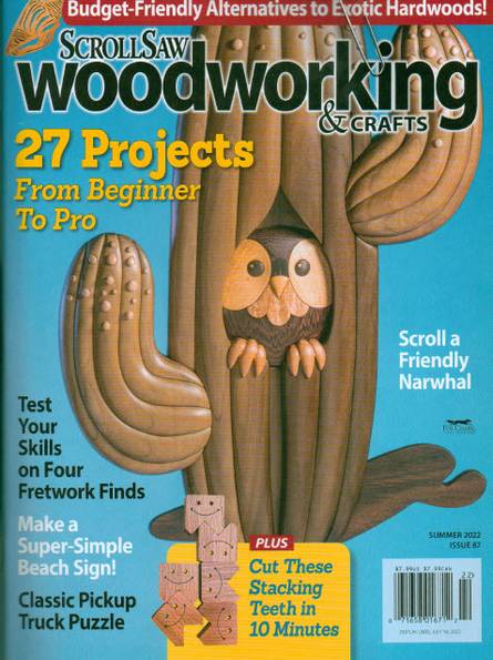 ScrollSaw Woodworking & Crafts №87 (Summer 2022)