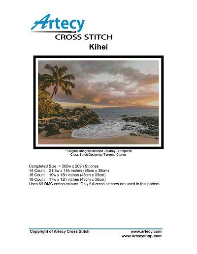 Artecy Cross Stitch - Kihei 