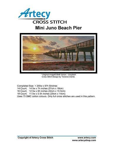 Artecy Cross Stitch - Mini Juno Beach Pier