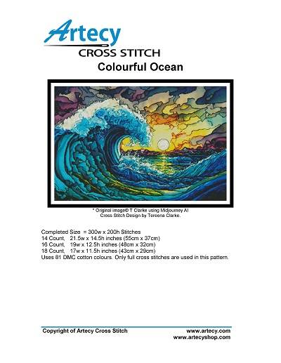 Artecy Cross Stitch - Colourful Ocean