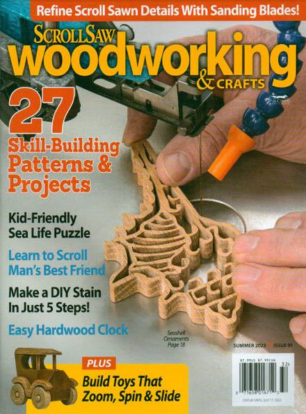 ScrollSaw Woodworking & Crafts №91 (Summer 2023)