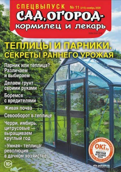 Сад, огород - кормилец и лекарь. Спецвыпуск №11 (ноябрь 2020)