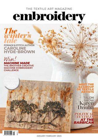 Embroidery Magazine - January/February 2024