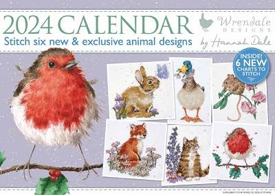 2024 Calendar. Stitch six new & exclusive animal designs